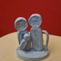 Presepe di artigianato 