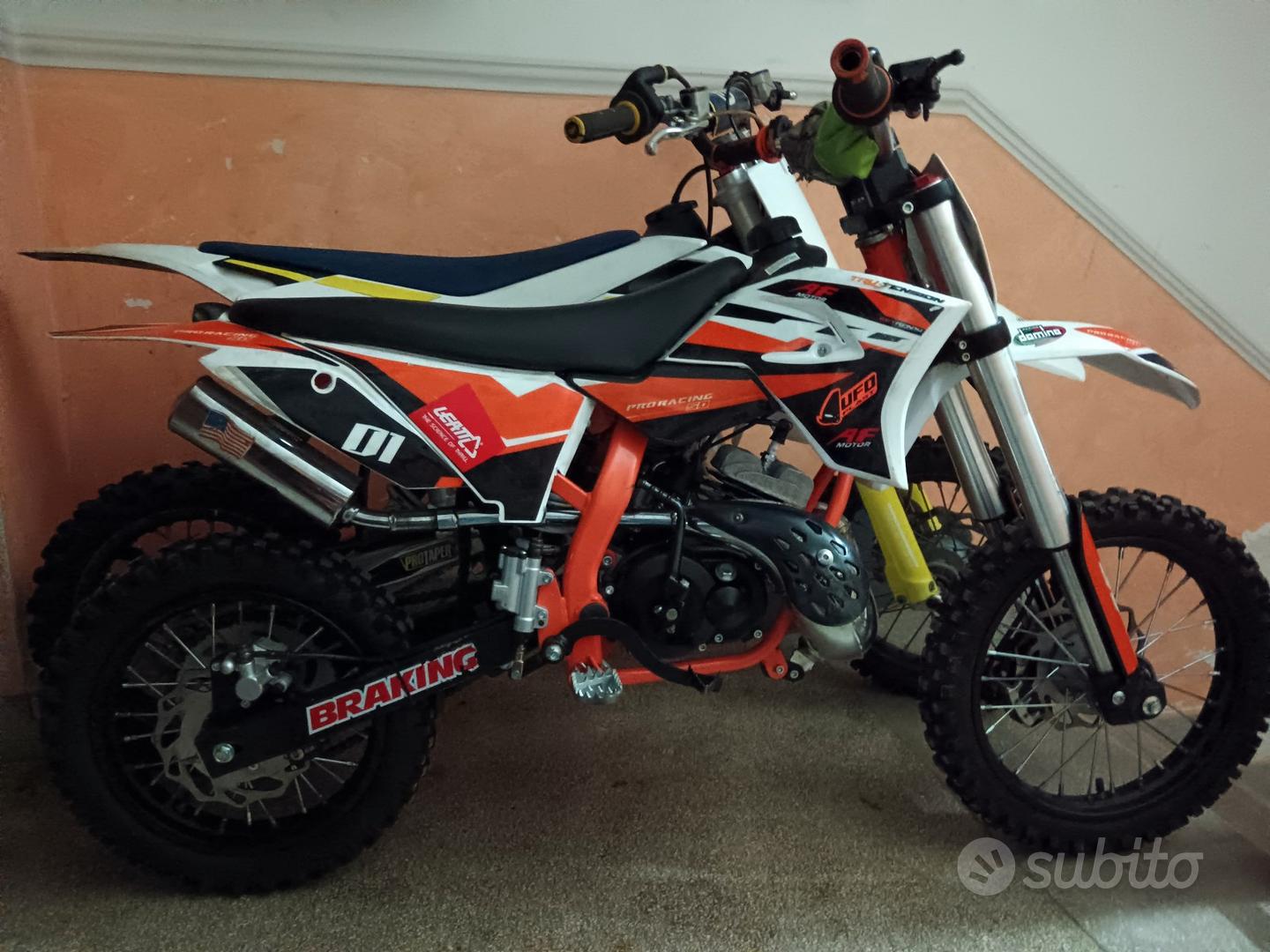 Maglia Moto Cross Enduro Da Bambino Ufo SLIM RADIAL Arancio Fluo