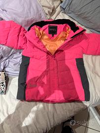 Giubbotto da sci bambina 7-8 anni 128cm