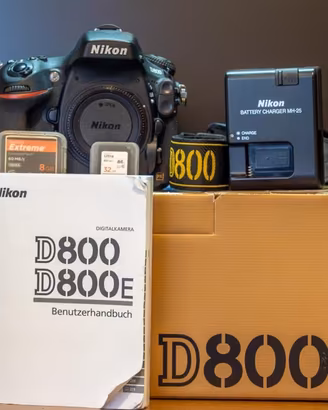 Nikon D800 con  18.500 scatti