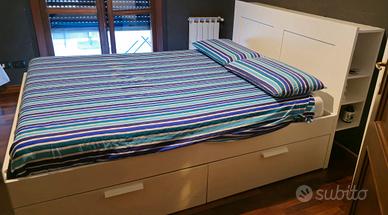 Letto matrimoniale IKEA BRIMNES con doghe LÖNSET