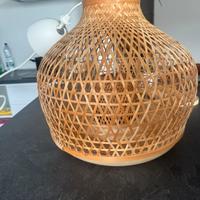Lampada a sospensione, bambù/fatto a mano