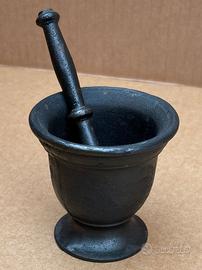 Piccolo mortaio farmaceutico da mensola inizi 900