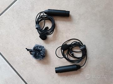 Coppia microfoni lavalier Comica  48v