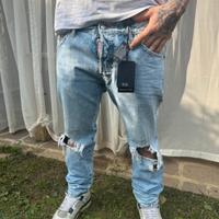 Jeans dsquared2 uomo strappati