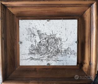 Incisione su pietra (2 pezzi)