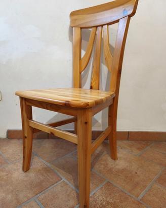 Sedie in legno massello
