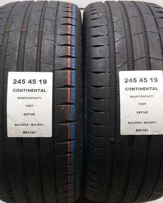 2 GOMME 245 45 19 CONTINENTAL BR1161