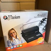 Rilegatrice manuale Titanium Ibind 20 + dorsi