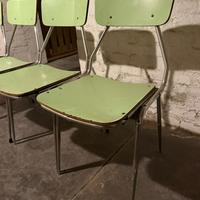 4 sedie vintage formica anni ‘50 originali