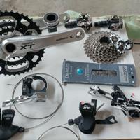 gruppo shimano deore xt m770 mtb vintage 