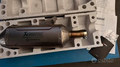 Scarico Slip On Akrapovic per CF Moto 450MT