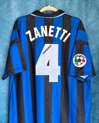 Maglia Umbro Inter 1996/97 Zanett 4 Originale