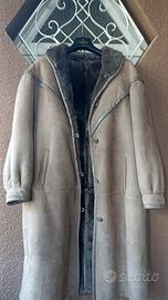 cappotto shearling donna marrone tg. 46