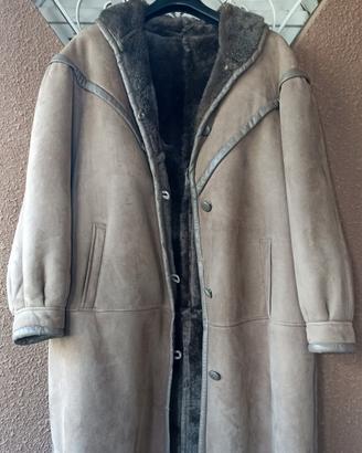 cappotto shearling donna marrone tg. 46