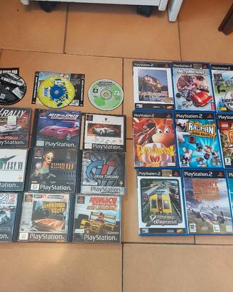 LOTTO PS1 PLAYSTATION PS2 27 GIOCHI