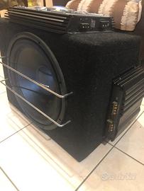 Subwoofer Coral + 2 Amplificatori Spider & Alpine