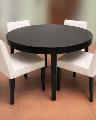 Set Tavolo rotondo 115cm + 4 sedie Ikea