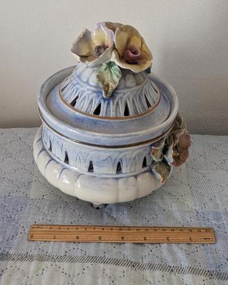 CERAMICA POT POURRI CAPODIMONTE