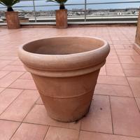 Vaso doppio bordo in resina 46cm