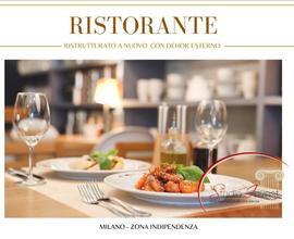 Rif 2400 ristorante con dehor zona indipendenza