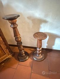 Colonne da arredamento in legno del 1900