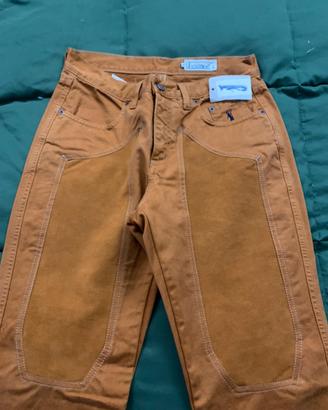 Pantaloni Jeckerson toppe alcantara taglia 27 New