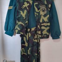 Vestito carnevale da militare
