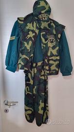 Vestito carnevale da militare