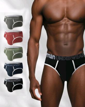 SET di 5 SLIP da uomo Misura M/L