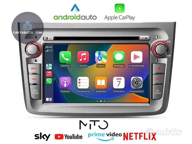 Radio Apple CarPlay android auto per ALFA MITO