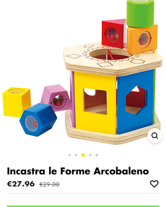 Gioco in legno forme