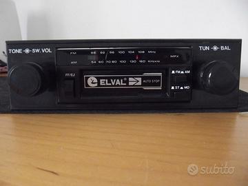 Autoradio Epoca Vintage Elval