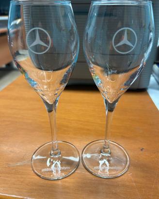 Bicchieri Coppe Flute Mercedes Benz