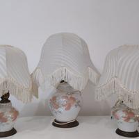Set 3 lampade tavolo vintage