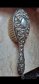 spazzola antica d'argento inglese museale