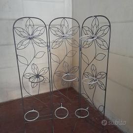 portavasi a separé in ferro 