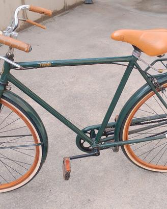 Bici vintage fluhus 28 uomo verde inglese rara
