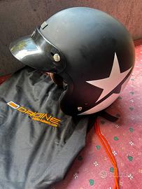 casco jet Origine XL in fibra come nuovo
