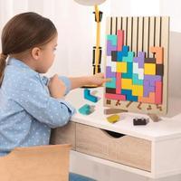 Puzzle 3D in Legno “Tetris Kids” Montessori Magia