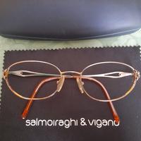Salmoiraghi & Viganò Montatura Occhiali donna oro 