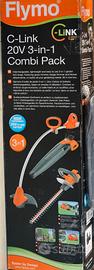 Flymo C-Link Set 3 In 1 20V Tagliasiepi Tagliaerba