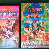 4 VHS con film di animazione Disney e altro