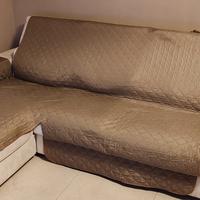 Divano letto con Isola P.Sofà tessuto tenuto bene