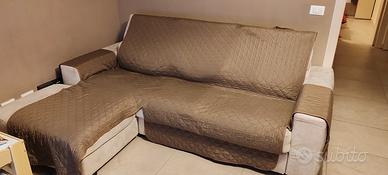Divano letto con Isola P.Sofà tessuto tenuto bene