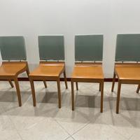 n. 4 sedie Ligne Roset ciliegio massello