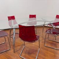 Tavolo design e sedie Calligaris