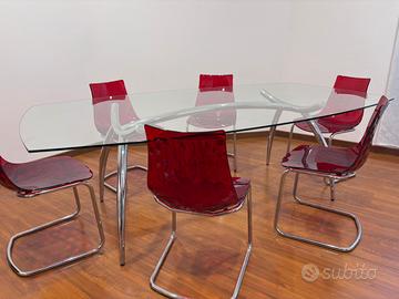 Tavolo design e sedie Calligaris