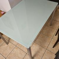 Tavolo 6 posti in vetro temperato