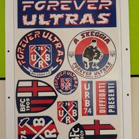 10 ADESIVI FOREVER ULTRAS BOLOGNA PAPER ADESIVA